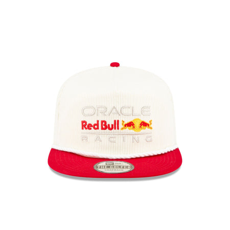 Oracle Red Bull Racing Essential White Corduroy Golfer Hat