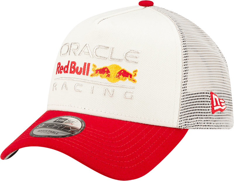 Oracle Red Bull Racing Essential White 9FORTY A-Frame Trucker Hat