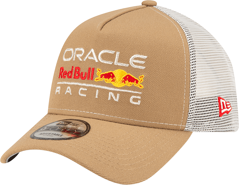 Oracle Red Bull Racing Essential Khaki 9FORTY A-Frame Trucker Hat