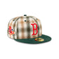 Just Caps Plaid Boston Red Sox 59FIFTY Fitted Hat