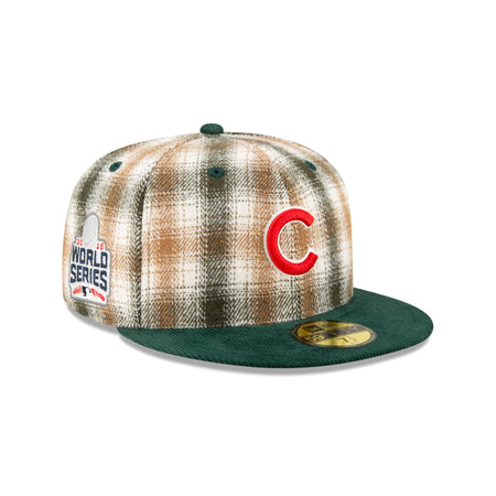 Just Caps Plaid Chicago Cubs 59FIFTY Fitted Hat