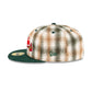 Just Caps Plaid Atlanta Braves 59FIFTY Fitted Hat