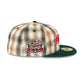 Just Caps Plaid Atlanta Braves 59FIFTY Fitted Hat