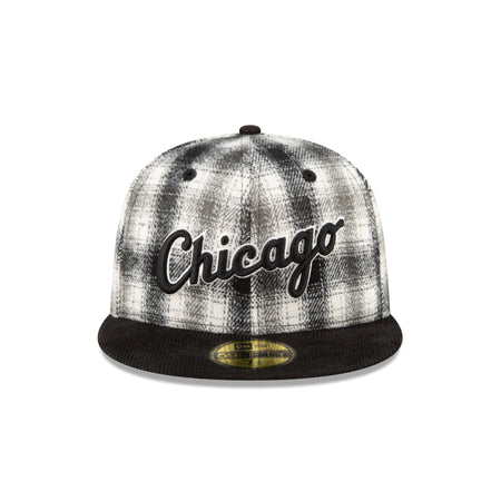 Just Caps Plaid Chicago White Sox 59FIFTY Fitted Hat