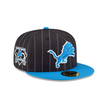 Just Caps Pinstripe Detroit Lions 59FIFTY Fitted Hat