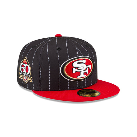 Just Caps Pinstripe San Francisco 49ers 59FIFTY Fitted Hat