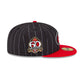 Just Caps Pinstripe San Francisco 49ers 59FIFTY Fitted