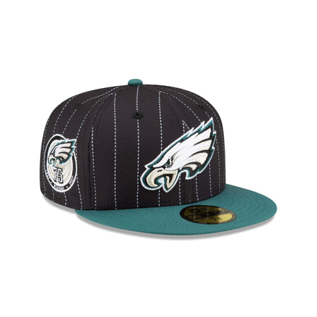 Just Caps Pinstripe Philadelphia Eagles 59FIFTY Fitted Hat