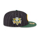 Just Caps Pinstripe Green Bay Packers 59FIFTY Fitted Hat