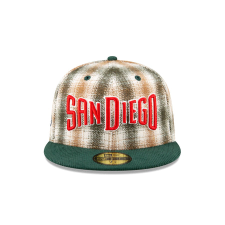 Just Caps Plaid San Diego Padres 59FIFTY Fitted Hat