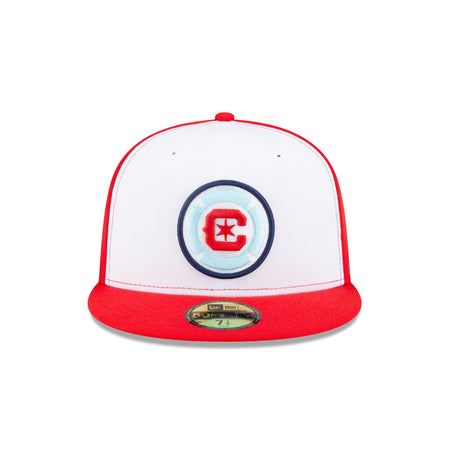 Chicago Fire 2024 MLS Kickoff 59FIFTY Fitted Hat