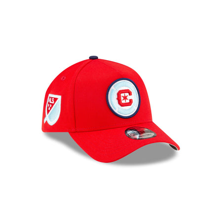 Chicago Fire 2024 MLS Kickoff 9FORTY A-Frame Snapback Hat