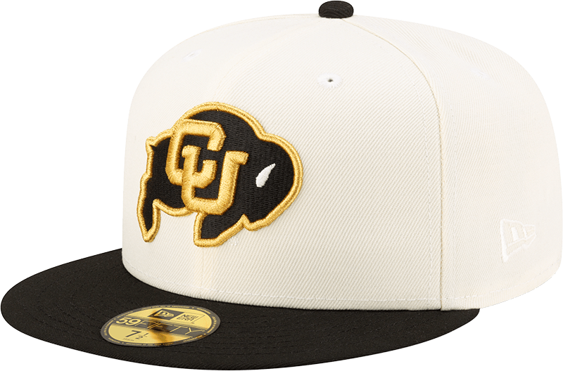 Colorado Buffaloes White 59FIFTY Fitted Hat