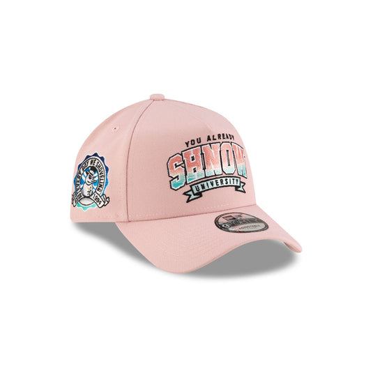 You Already Shnow University Pink 9FORTY A-Frame Snapback Hat - New Era Cap