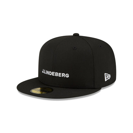 J. Lindeberg Black 59FIFTY Fitted Hat