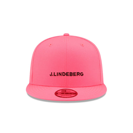 J. Lindeberg Pink 9FIFTY Snapback Hat