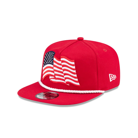 New Era Cap American Flag Red Golfer Hat - New Era Cap