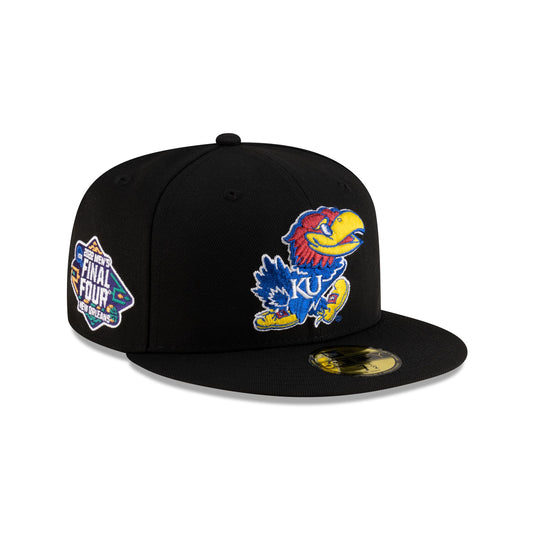 Kansas Jayhawks College Vault Black 59FIFTY Fitted - New Era Cap