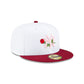 Just Caps Rose Flower New York Yankees 59FIFTY Fitted