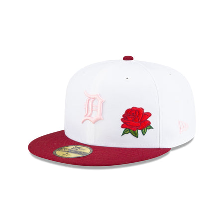Just Caps Rose Flower Detroit Tigers 59FIFTY Fitted Hat