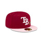 Just Caps Rose Flower Tampa Bay Rays 59FIFTY Fitted Hat