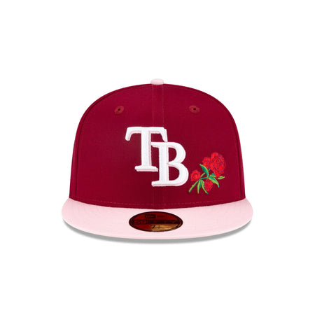 Just Caps Rose Flower Tampa Bay Rays 59FIFTY Fitted Hat