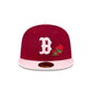 Just Caps Rose Flower Boston Red Sox 59FIFTY Fitted