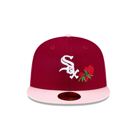 Just Caps Rose Flower Chicago White Sox 59FIFTY Fitted Hat