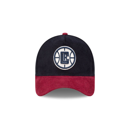 Los Angeles Clippers Navy Corduroy 9FORTY A-Frame Snapback Hat