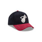 Miami Heat Navy Corduroy 9FORTY A-Frame Snapback Hat