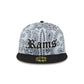 Los Angeles Rams Paisley Patch 59FIFTY Fitted Hat