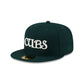 Just Caps Dark Green Wool Chicago Cubs 59FIFTY Fitted Hat