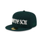 Just Caps Dark Green Wool Chicago White Sox 59FIFTY Fitted Hat