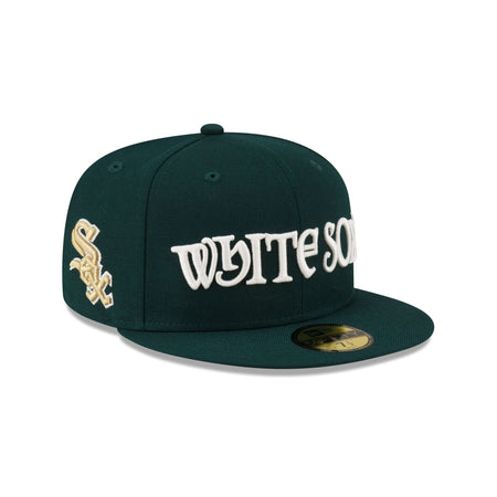 Just Caps Dark Green Wool Chicago White Sox 59FIFTY Fitted Hat