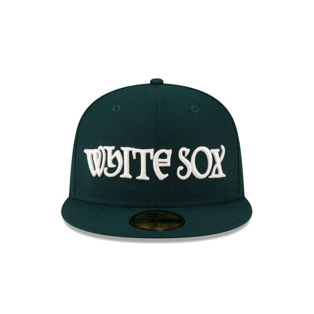 Just Caps Dark Green Wool Chicago White Sox 59FIFTY Fitted