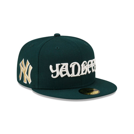 Just Caps Dark Green Wool New York Yankees 59FIFTY Fitted Hat