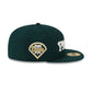 Just Caps Dark Green Wool Philadelphia Phillies 59FIFTY Fitted Hat
