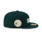 Just Caps Dark Green Wool Philadelphia 76ers 59FIFTY Fitted Hat