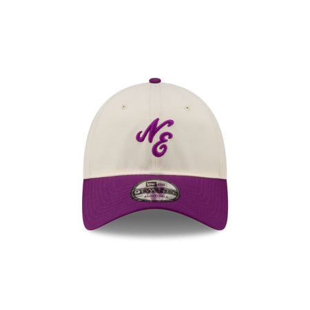 New Era Chrome Varsity Purple 9TWENTY Adjustable Hat