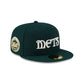 Just Caps Dark Green Wool New York Mets 59FIFTY Fitted Hat