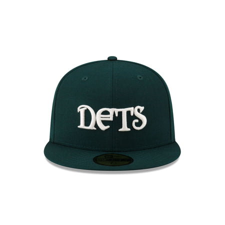 Just Caps Dark Green Wool Brooklyn Nets 59FIFTY Fitted