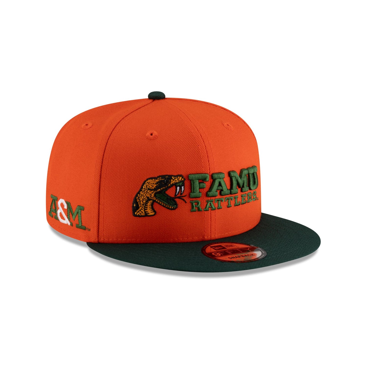 FAMU Rattlers Orange 9FIFTY Snapback Hat
