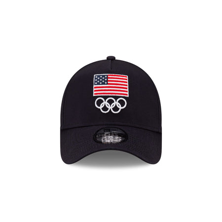 Team USA Gymnastics Navy 9FORTY A-Frame Snapback Hat