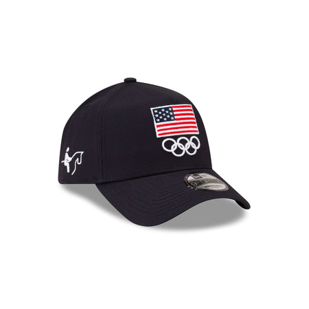 Team USA Equestrian Navy 9FORTY A-Frame Snapback Hat