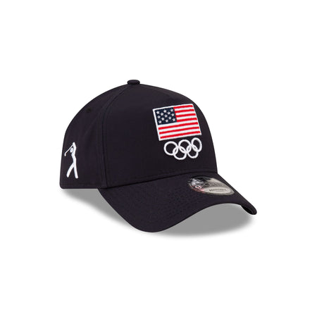 Team USA Golf Navy 9FORTY A-Frame Snapback Hat