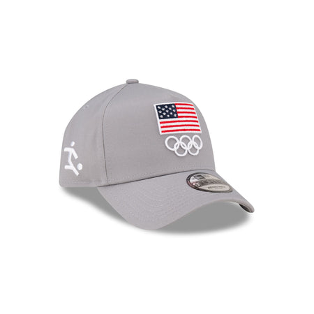 Team USA Soccer Gray 9FORTY A-Frame Snapback Hat