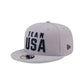 Team USA Skateboard Gray 9FIFTY Snapback Hat