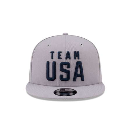 Team USA Skateboard Gray 9FIFTY Snapback Hat