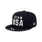Team USA Skateboard Navy 9FIFTY Snapback Hat