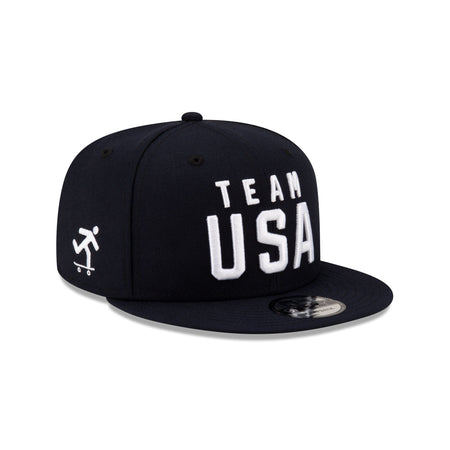 Team USA Skateboard Navy 9FIFTY Snapback Hat